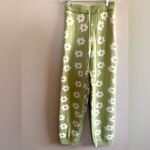 Altard State Daisy Knit Joggers‎ w/ Elastic Waist size XS
